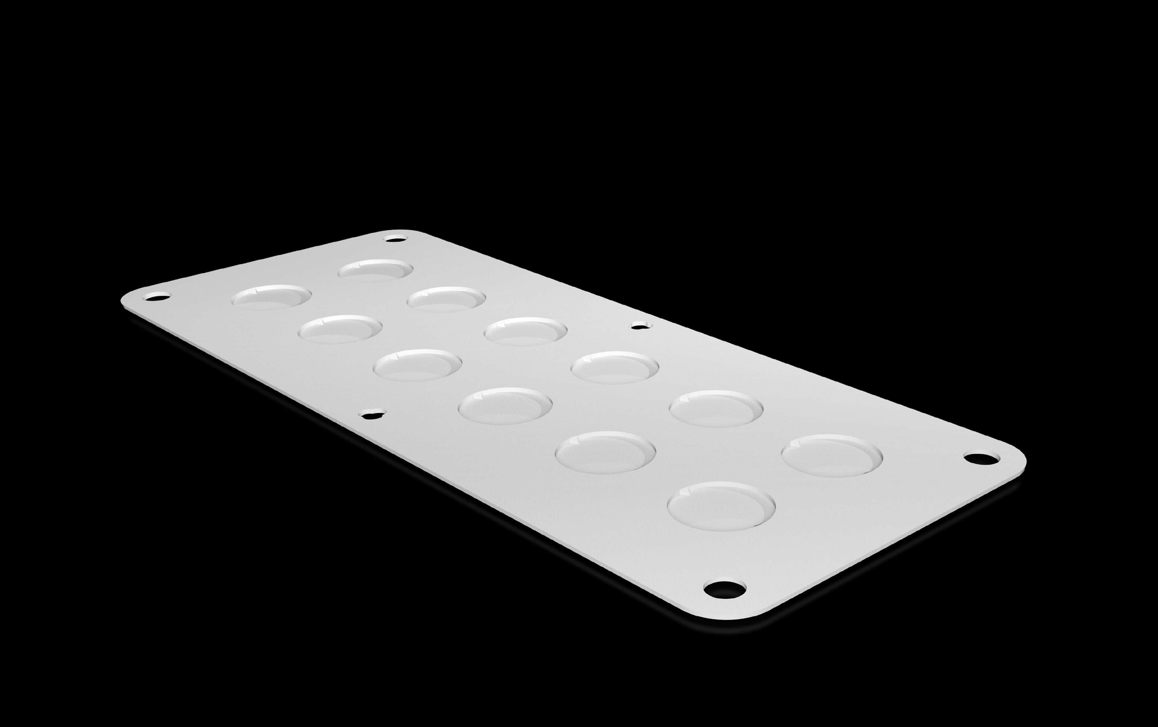 Metal kablo giriş plakası metrik ön işlemeli