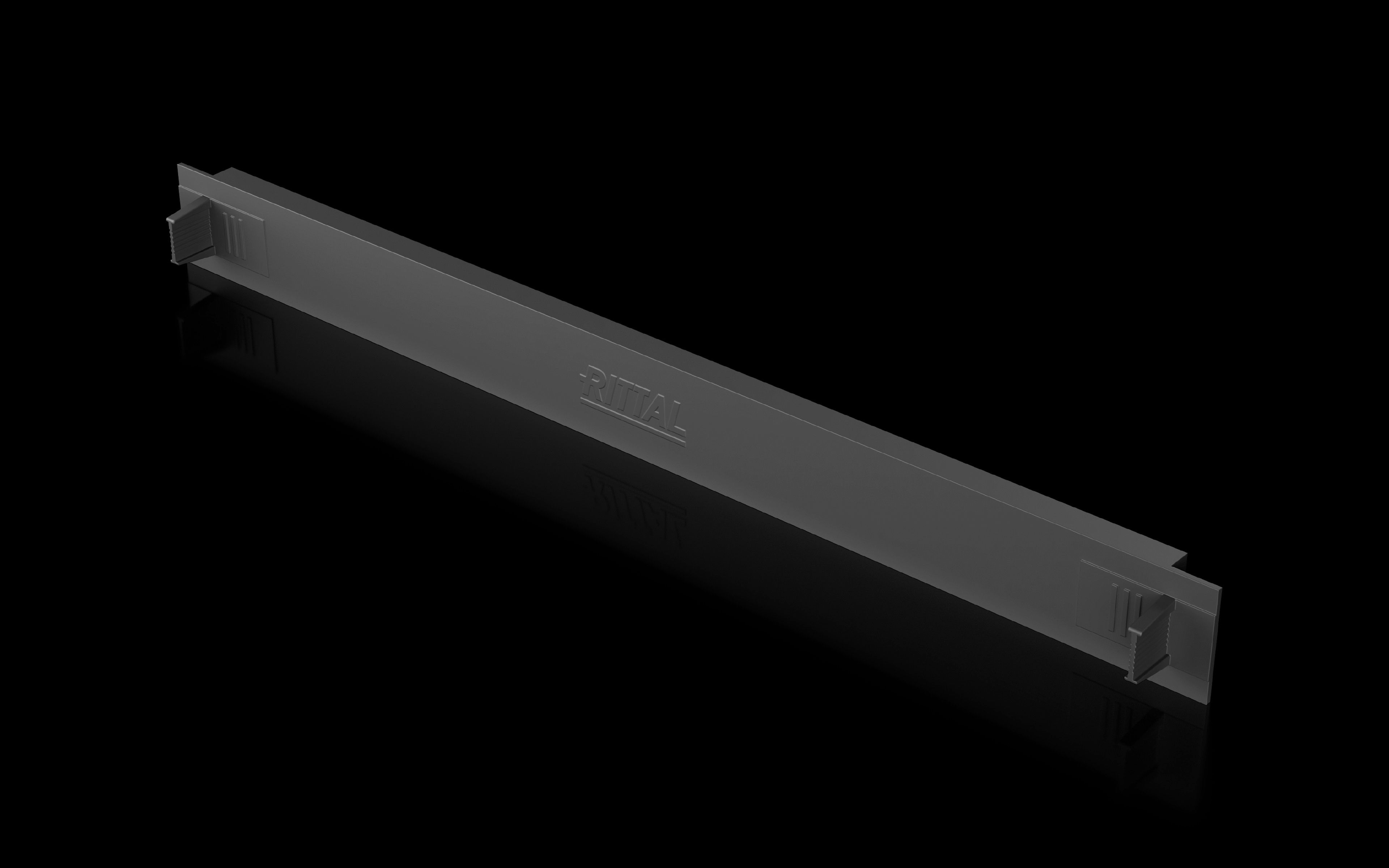 Sabitleme flanşı 482,6 mm (19") Araç kullanmadan sıkma